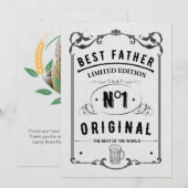 Het leven van papa, het beste leven kaart (Voorkant / Achterkant)