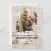 Het leven van papa, het beste leven kaart (Achterkant)