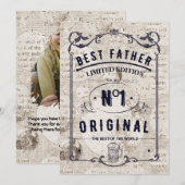 Het leven van papa, het beste leven kaart (Voorkant / Achterkant)