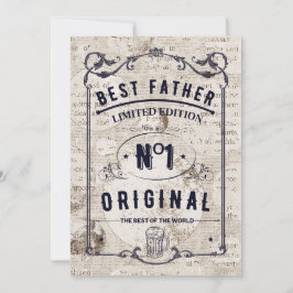 Het leven van papa, het beste leven kaart