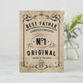 Het leven van papa, het beste leven kaart (Staand voorkant)