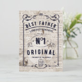 Het leven van papa, het beste leven kaart (Staand voorkant)