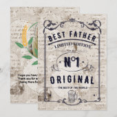 Het leven van papa, het beste leven kaart (Voorkant / Achterkant)