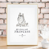 Het leven van pommeren is beter met de aangepaste  poster