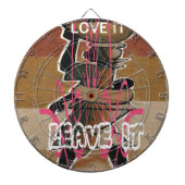 Het leven van vrouwen en kinderen is niet eerlijk, dartbord (Voorkant)