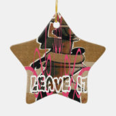 Het leven van vrouwen en kinderen is niet eerlijk, keramisch ornament (Voorkant)