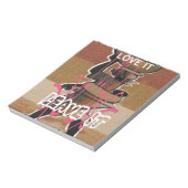 Het leven van vrouwen en kinderen is niet eerlijk, notitieblok (Linkerzijde)