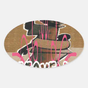 Het leven van vrouwen en kinderen is niet eerlijk, ovale sticker