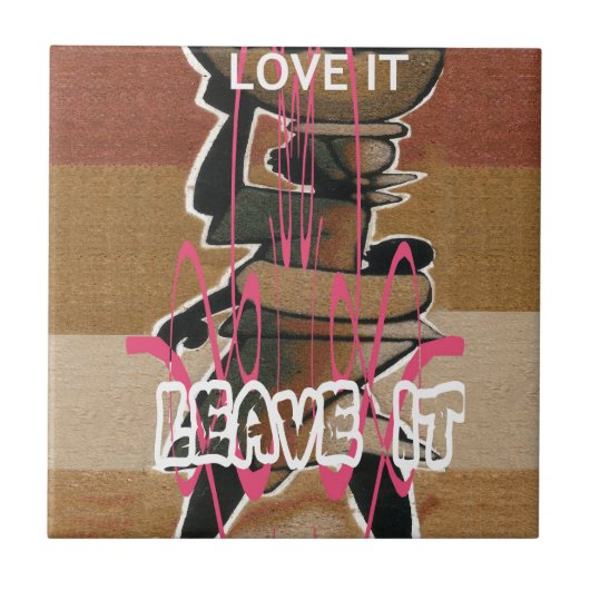 Het leven van vrouwen en kinderen is niet eerlijk, tegeltje (Voorkant)