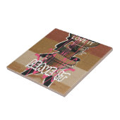 Het leven van vrouwen en kinderen is niet eerlijk, tegeltje (Zijkant)