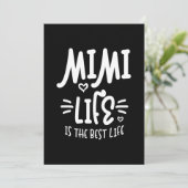 Het leven van vrouwen is de beste Thanksgiving Bedankkaart (Staand voorkant)