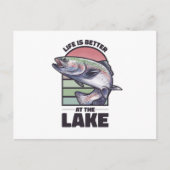 Het leven van Zeeen is beter bij het meer Briefkaart (Voorkant)