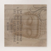 Het leven verandert Inspirerend Boeddha-citaat Legpuzzel (Horizontaal)