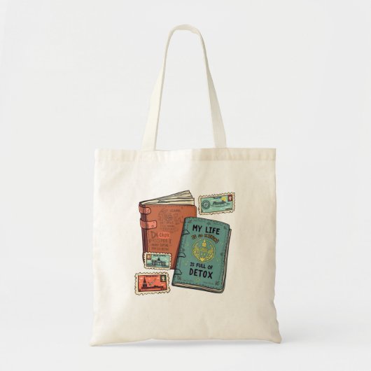 Het leven verlaten tote bag (Voorkant)