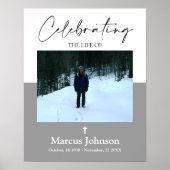 Het leven vieren 16x20 Funeral Poster (Voorkant)