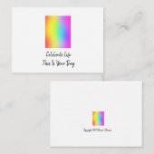 Het leven vieren Dit is jouw dag Notitiekaartje (Voorkant / Achterkant)