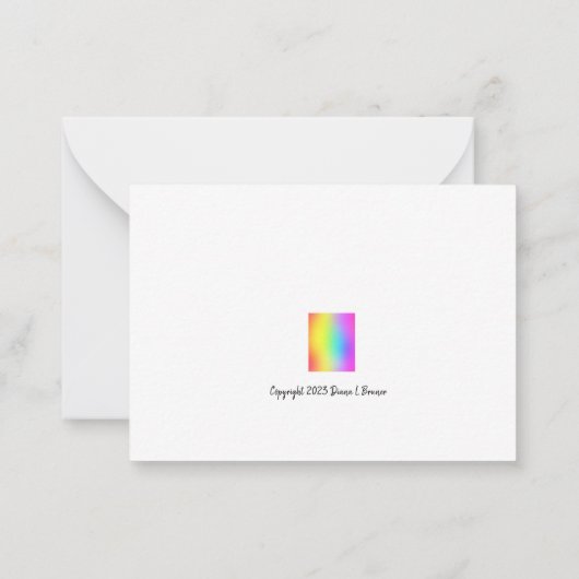 Het leven vieren Dit is jouw dag Notitiekaartje (Achterkant)