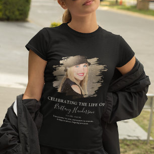 Het Leven Vieren Van Foto Herdenkings T-Shirt