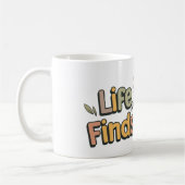 Het leven vindt een weg koffiemok (Links)