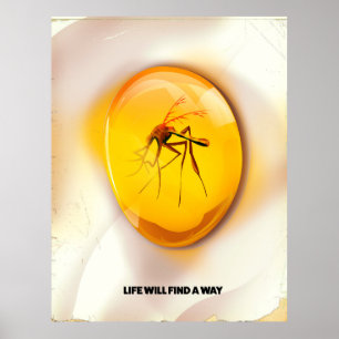 Het leven vindt een weg poster