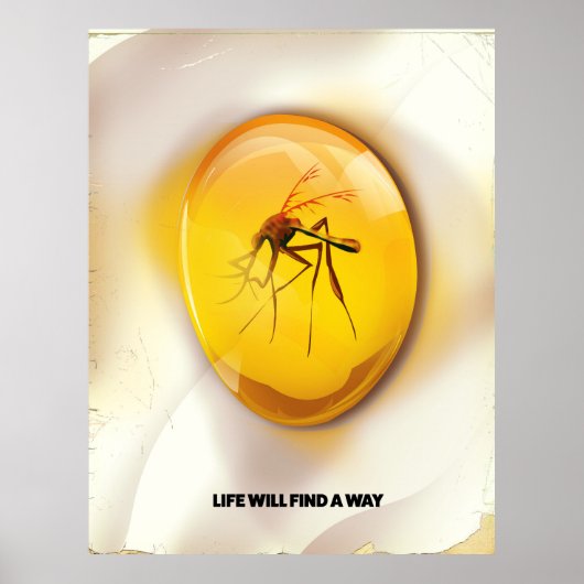 Het leven vindt een weg poster (Voorkant)