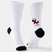 Het leven voelt ver weg van het paradijs vanwege h sokken (Gebogen)