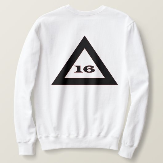 Het leven voelt ver weg van het paradijs vanwege h trui (Design achterkant)