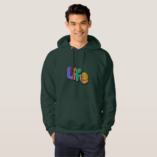 Het leven waar ik van hou hoodie (Voorkant volledig)