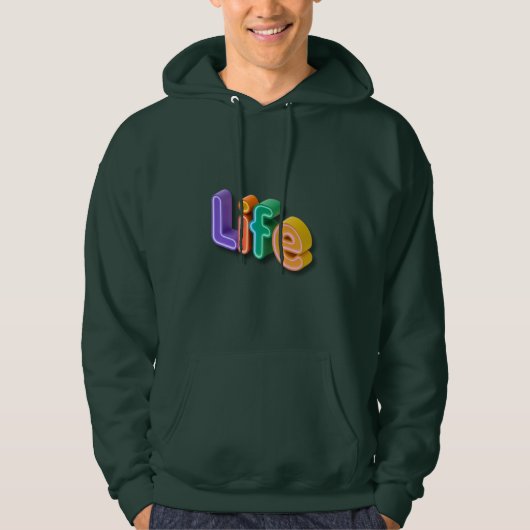 Het leven waar ik van hou hoodie (Voorkant)