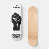 HET LEVEN WAARD HET LEVEN PERSOONLIJK SKATEBOARD (Voorkant)