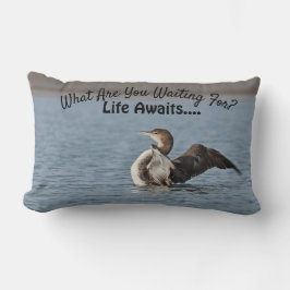 Het leven wacht op je dromen Lumbar kussen