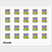 Het leven was beter in de jaren 80 ronde sticker (Vel)