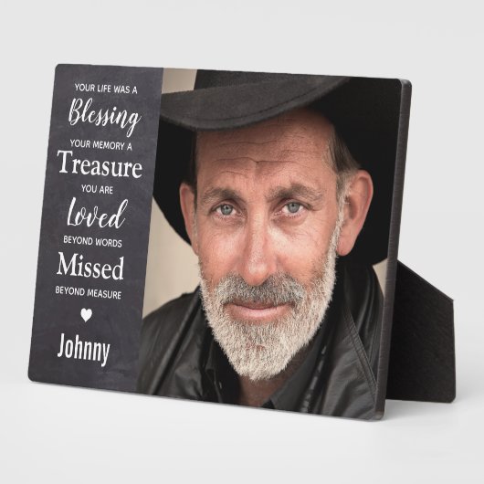 Het leven was een 'Blessing Family Photo Keepomwil Fotoplaat (Zijkant)