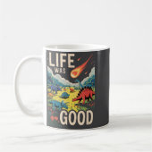 Het leven was goed koffiemok (Links)