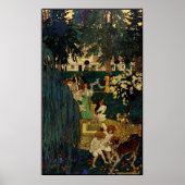 Het leven werd gemaakt voor liefde en vrolijkheid poster (Voorkant)