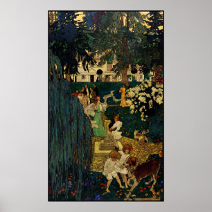 Het leven werd gemaakt voor liefde en vrolijkheid poster