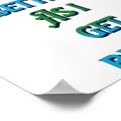 Het leven wordt beter naarmate ik beter word poster (Hoek)