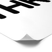 Het leven wordt het best bekeken door een kattendo poster (Hoek)