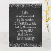 Het leven wordt niet gemeten aan de hand van de bo kaart (Gele Bloem)