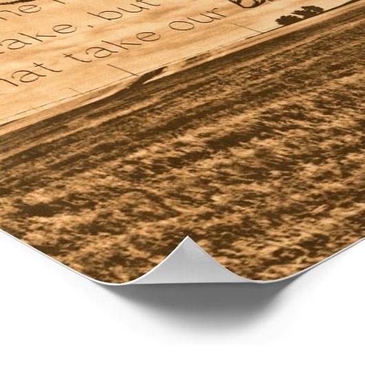 Het leven wordt niet gemeten poster (Hoek)