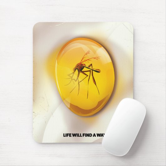 Het leven zal een manier vinden muismat (Met muis)