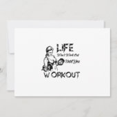 Het leven zal pas slagen als je klaar bent kaart (Voorkant)