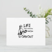 Het leven zal pas slagen als je klaar bent kaart (Staand voorkant)