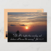 "Het leven zal zijn..." - Briefkaart (Voorkant / Achterkant)