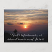"Het leven zal zijn..." - Briefkaart (Voorkant)
