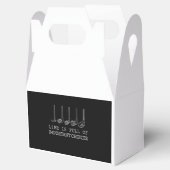 Het leven zit vol belangrijke keuzes Golf Bedankdoosjes (Geopend)