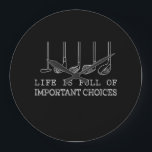 Het leven zit vol belangrijke keuzes Golf Grote Klok<br><div class="desc">Het leven zit vol belangrijke keuzes Golf</div>