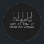 Het leven zit vol belangrijke keuzes Golf Grote Klok<br><div class="desc">Het leven zit vol belangrijke keuzes Golf</div>