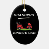 Het leven zit vol belangrijke keuzes Golf Playe Keramisch Ornament (Achterkant)