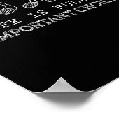 Het leven zit vol belangrijke keuzes Golf Poster (Hoek)